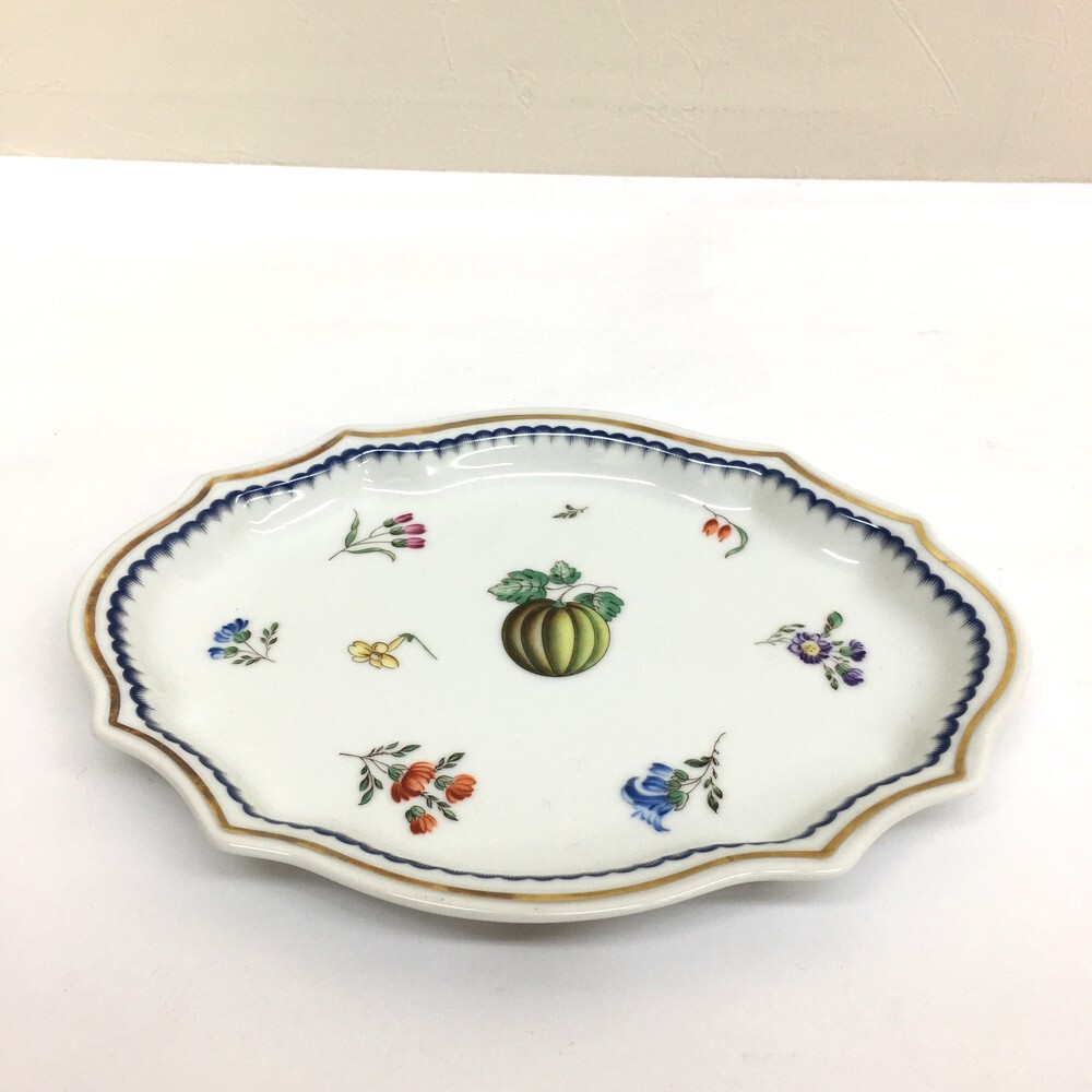 【同梱不可】【60】中古品 Richard Ginori リチャードジノリ MANIFATTURA DI DOCCIA イタリアンフルーツ オーバル皿 楕円皿 洋食器拍卖