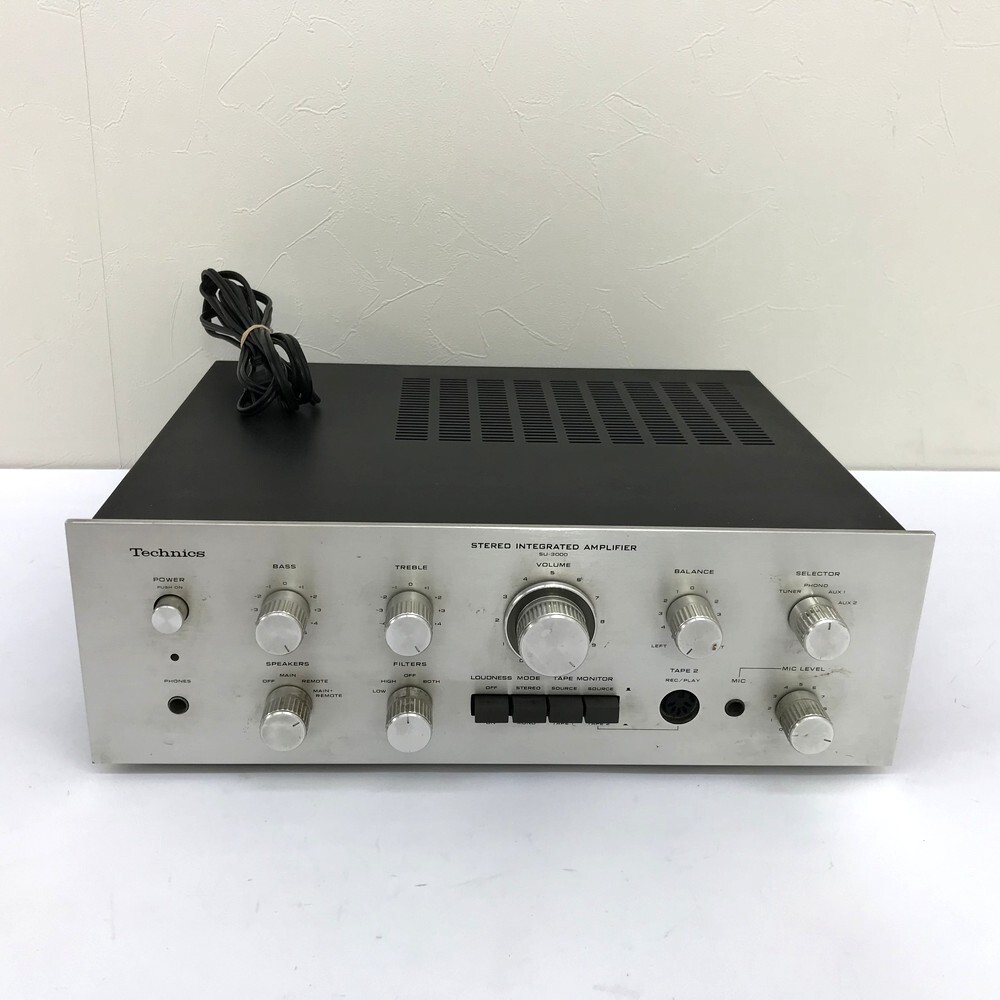 【同梱不可】【100】中古品 Technics テクニクス SU-3000 プリメインアンプ 1972年製 本体のみ スレキズ・汚れ有 ※音出し確認済拍卖