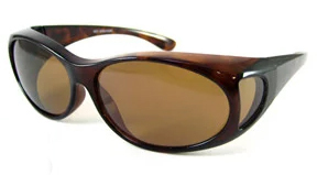 新品 オーバーグラス 偏光サングラス UVカット ネオサンカバー SC-20 カラーB拍卖