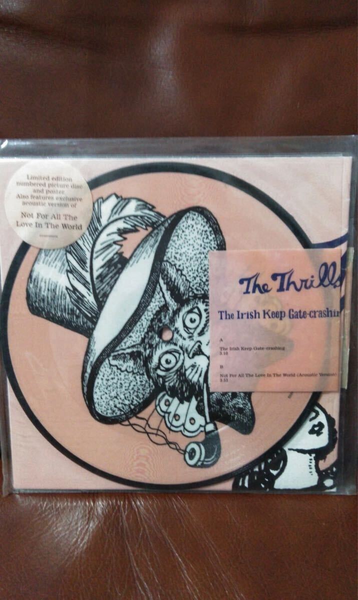 ネコジャケ 激レア【EP】The THrills The Irish Keep Gate Crashir 7インチ インディロック ギターポップ ネオアコ UK レコード拍卖
