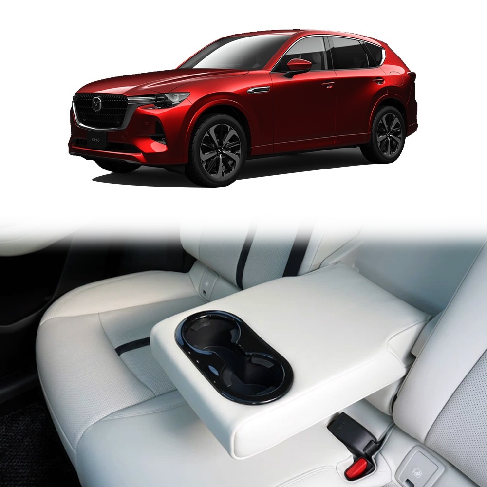 高グレード化♪ ピアノブラック リア ドリンクホルダー カバー マツダ CX-60 25S XD PHEV Lパッケージ エクスクルーシブ ハイブリッド拍卖