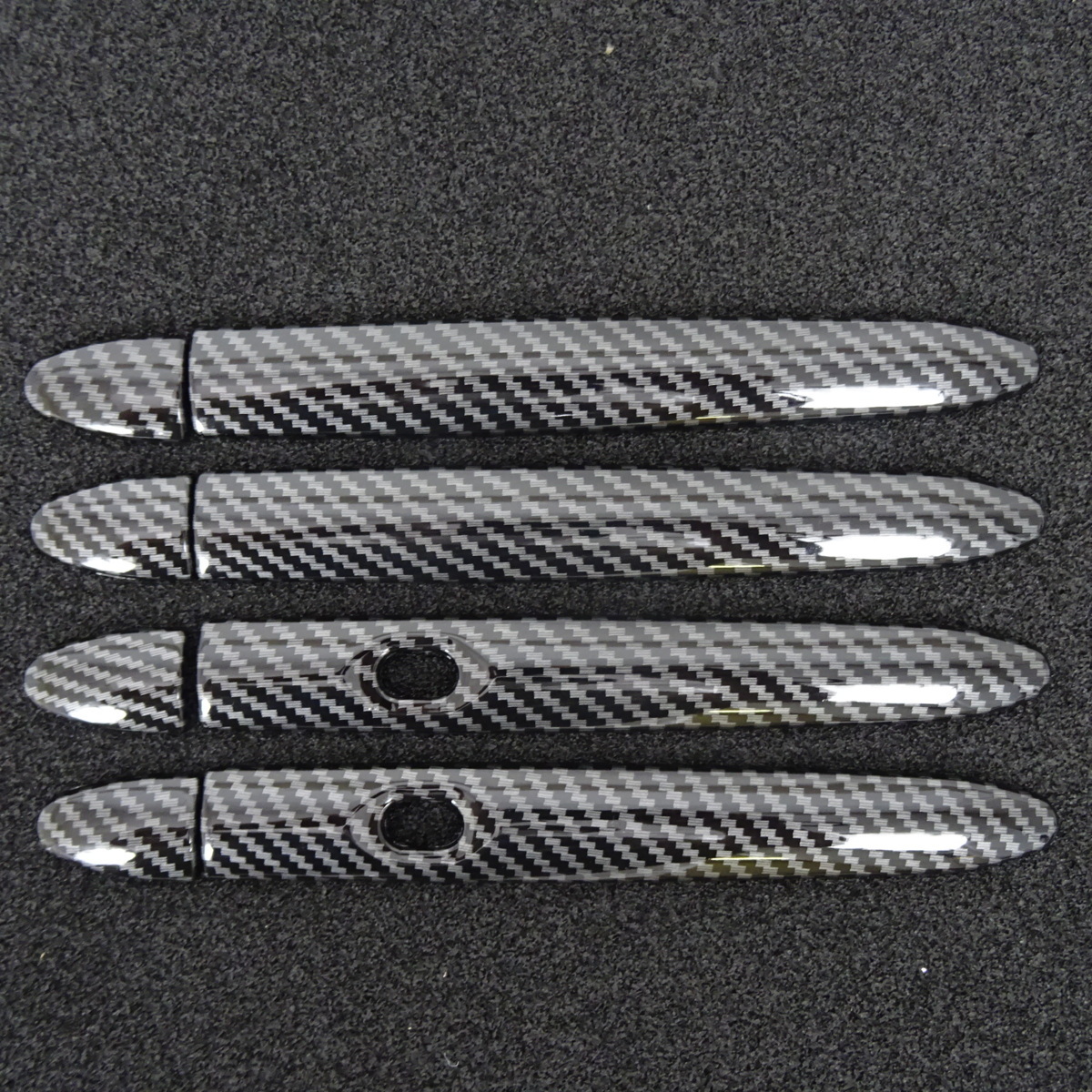 スポーティ全開♪ カーボン ルックドアハンドル カバー タントエグゼ L455S L465S L X G S Xスペシャル ガーニッシュ リクエストスイッチ 2拍卖