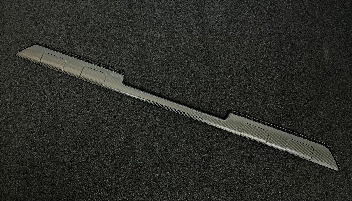 スポーティ全開♪ カーボン ルック フロントバンパー ガーニッシュ ハイゼットカーゴ S700V S710V クルーズ ターボ スペシャル デッキバン拍卖