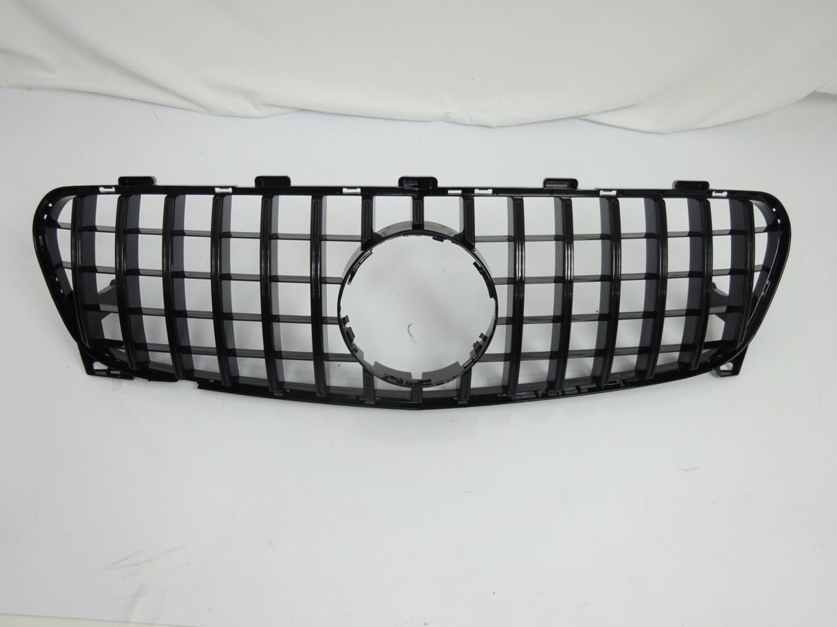 即納♪ ベンツ パナメリカーナ 現行AMGルック グリル X156 GLA180 GLA220 GLA250 GLA45 GTRルック ガーニッシュ GTルック 後期 ブラック拍卖