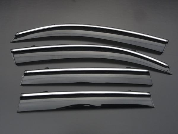 安心ビス付き♪ メッキ モール ドアバイザー サイドバイザー フォレスター 2.0i 2.0XT X-ブレイク S-リミテッド SJ5 SJG ガーニッシュ拍卖