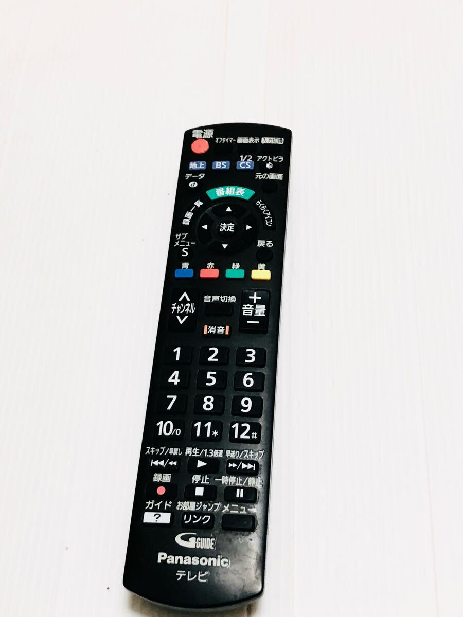 パナソニック Panasonic テレビリモコンN2QAYB001017 動作品 YS1516116拍卖