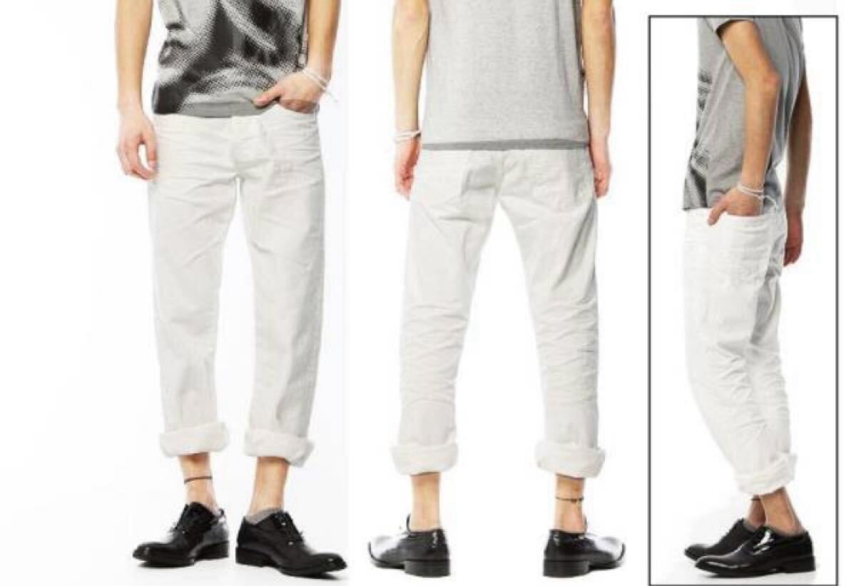 新品未使用VJP3036 w32日本製Made in Japan【VANQUISHレギュラーフィットチノパンツホワイト】メンズ 紳士拍卖