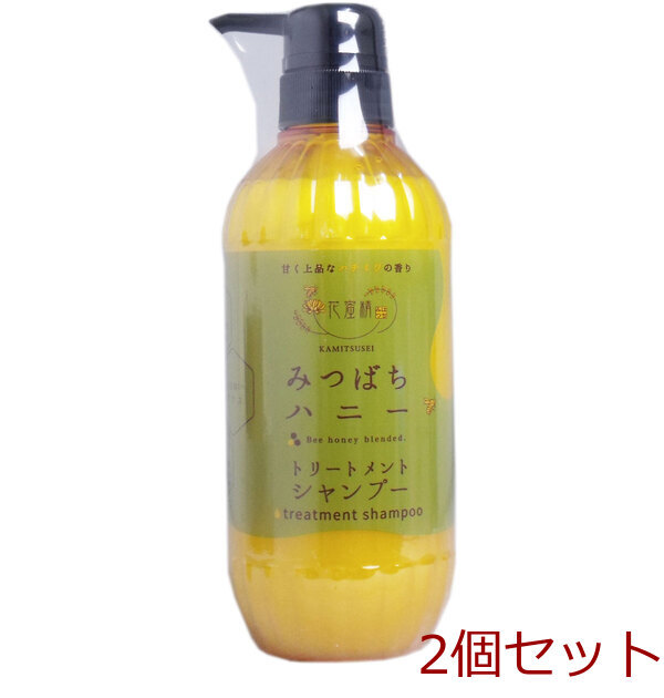 花蜜精 みつばちハニー トリートメントシャンプー 500mL 2個セット拍卖