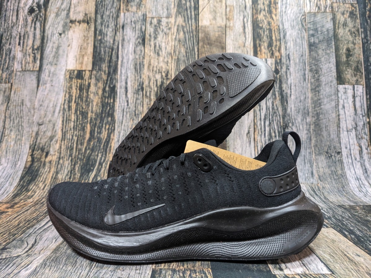 最後 29cm ナイキ リアクトX インフィニティ ラン4 @18700円 検 DR2665-004 ランニングシューズ マラソン レース トリプルブラック/黒 US11拍卖