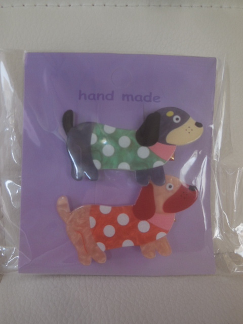 ★新品★犬の可愛いデザイン★ヘアクリップ★いぬ★拍卖