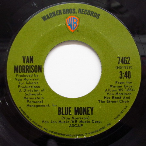 VAN MORRISON (ヴァン・モリソン) -Blue Money (US オリジナル 7)拍卖