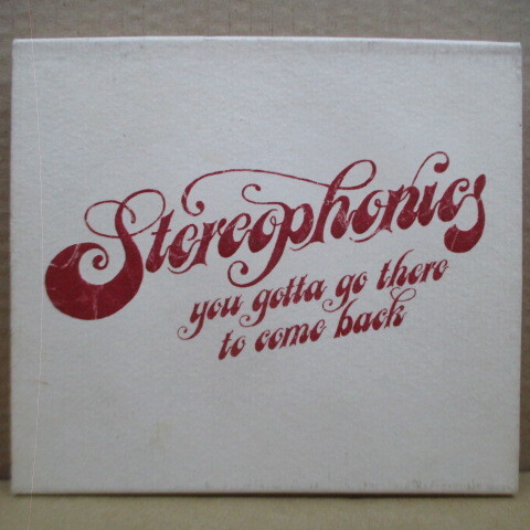STEREOPHONICS()-You Gotta Go There To Come Back (EU Ltd.CD/S拍卖