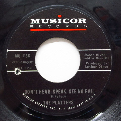 PLATTERS()-Don't Hear, Speak, See No Evil拍卖