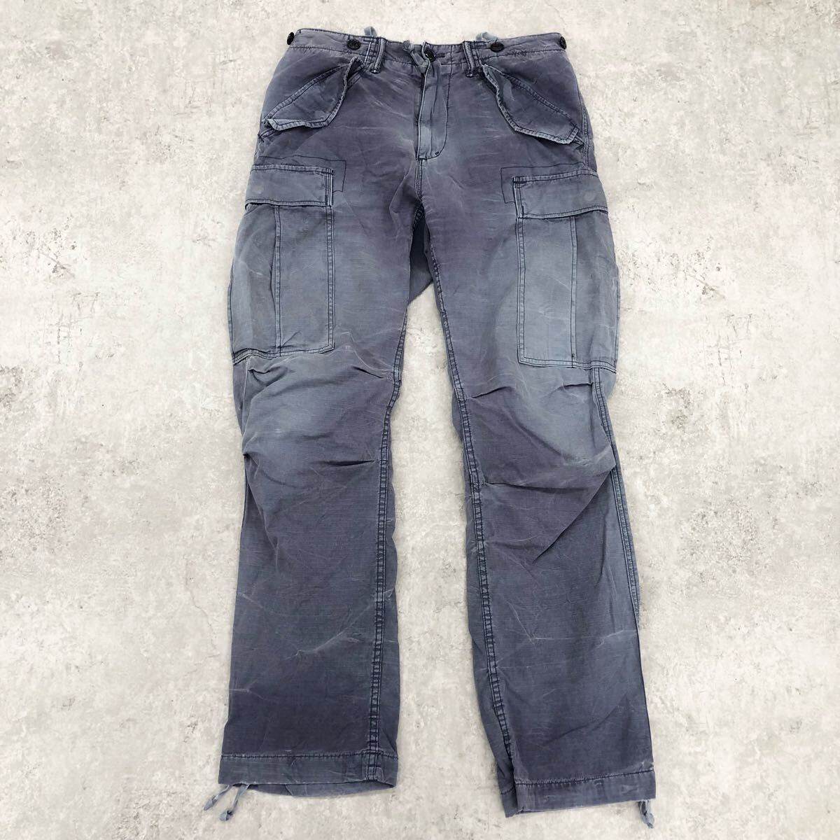 1750〓 POLO RALPH LAUREN ポロラルフローレン カーゴパンツ メンズ ブルー サイズ32 ボトムス ロングパンツ拍卖