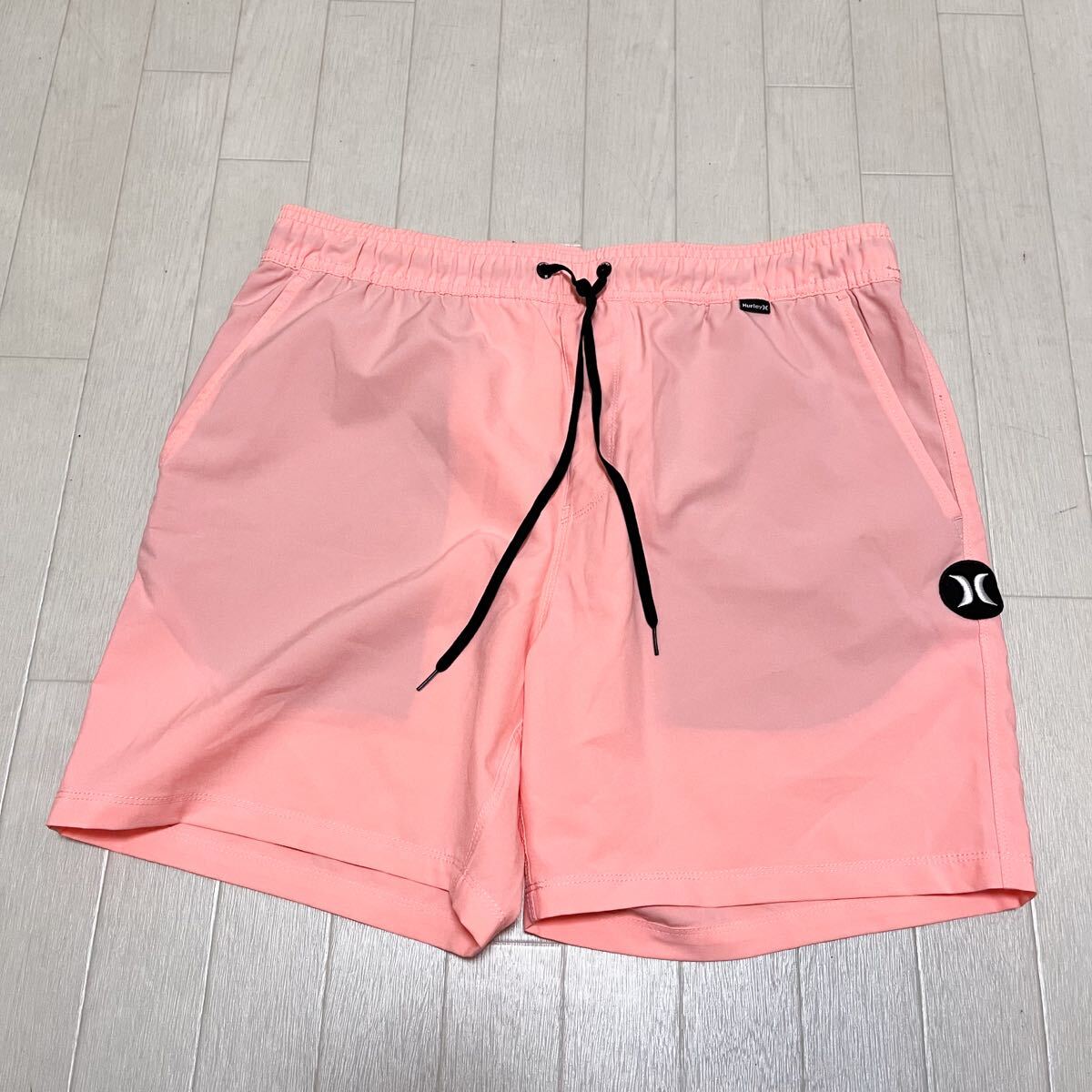 和744★② Hurley ハーレー ジャージ ショートパンツ ボトムス スポーツウェア L ピンク メンズ拍卖
