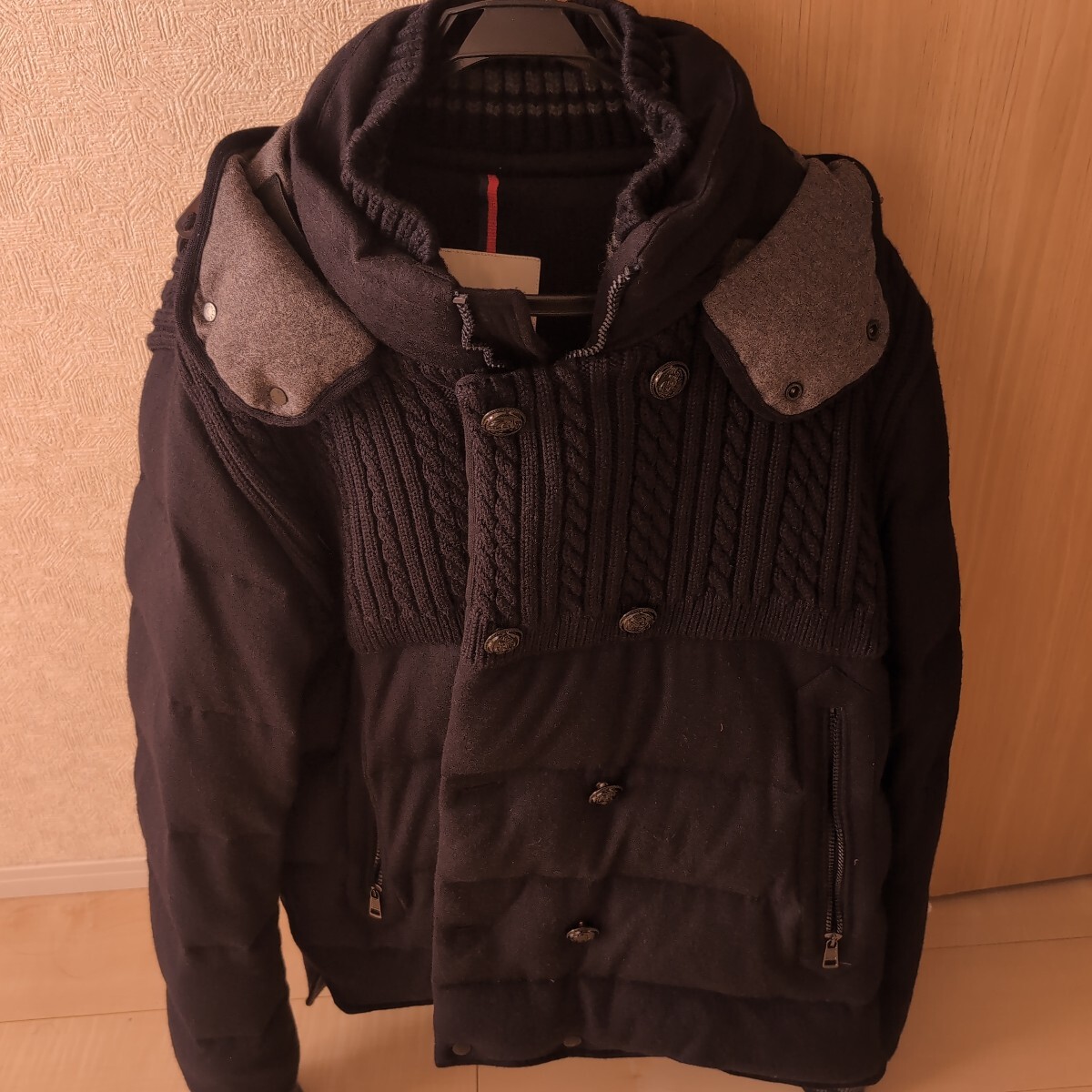 MONCLERモンクレール ダウンジャケット希少サイズ6 ネイビー拍卖