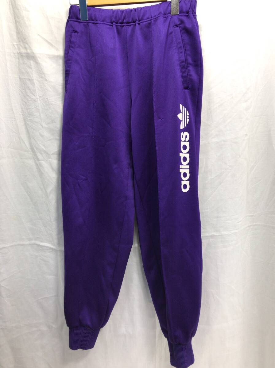 adidas アディダス トラックパンツ ジャージ パープル M メンズ D12拍卖