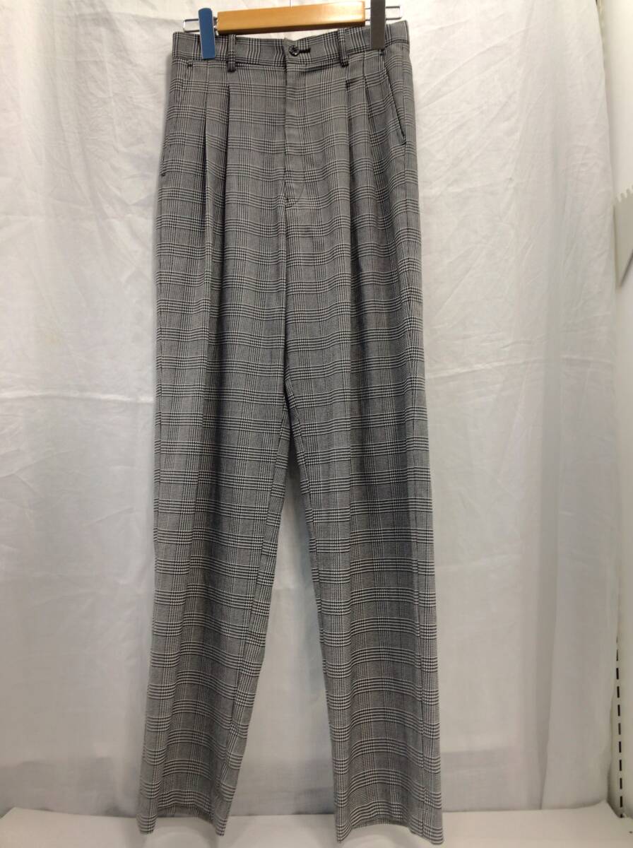 MCM エムシーエム チェク柄 パンツ W64 メンズ A8拍卖