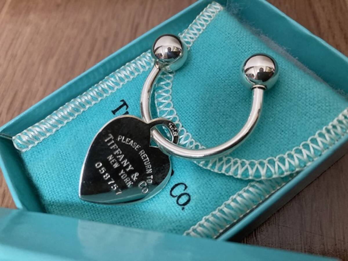 ティファニーTiffany  リターントゥティファニー  ハートタグ  キーホルダー シルバー925 拍卖