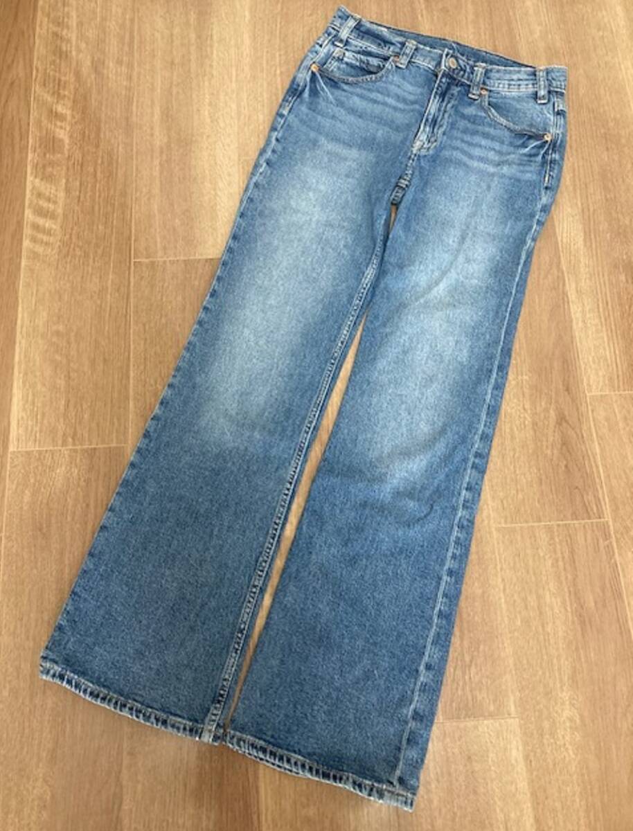 GAP 90s ルーズ フレア ミッドライズ W25拍卖
