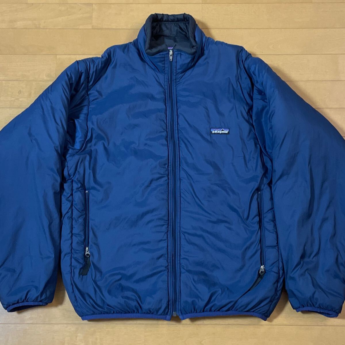 フカフカ patagonia パフボール ジャケット ネイビー M ビンテージ 90s パタゴニア ナイロンブルゾン USA製 拍卖
