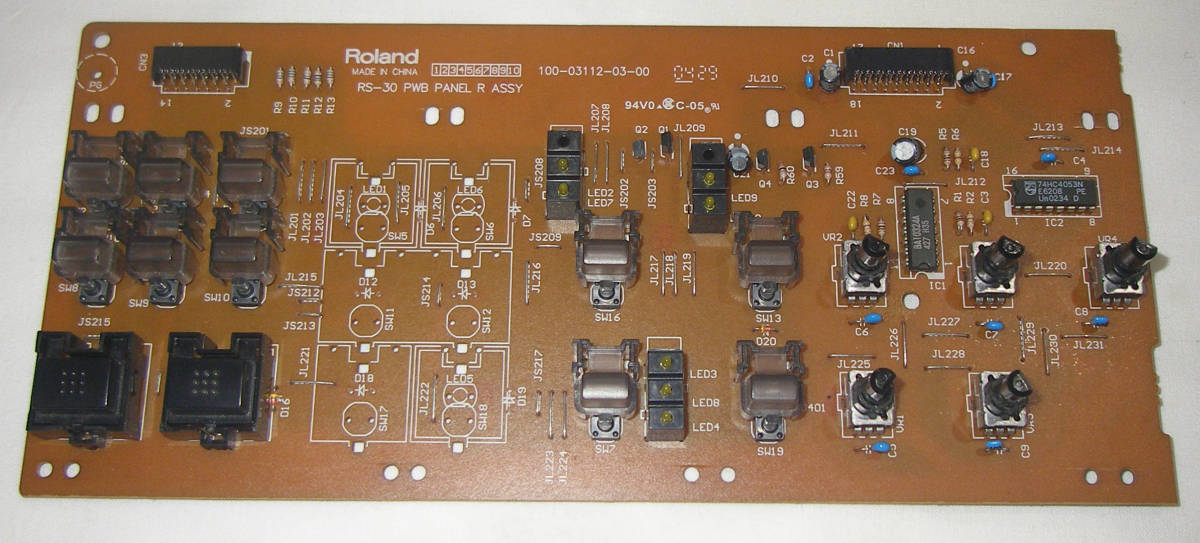 ★ROLAND JUNO-D BOARD RS-30 PWB PANEL R ASSY★OK!!★拍卖