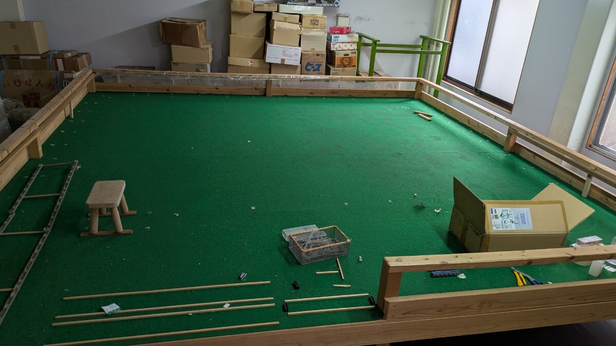 Nゲージ大型レイアウト土台のみ 引き取りのみ拍卖