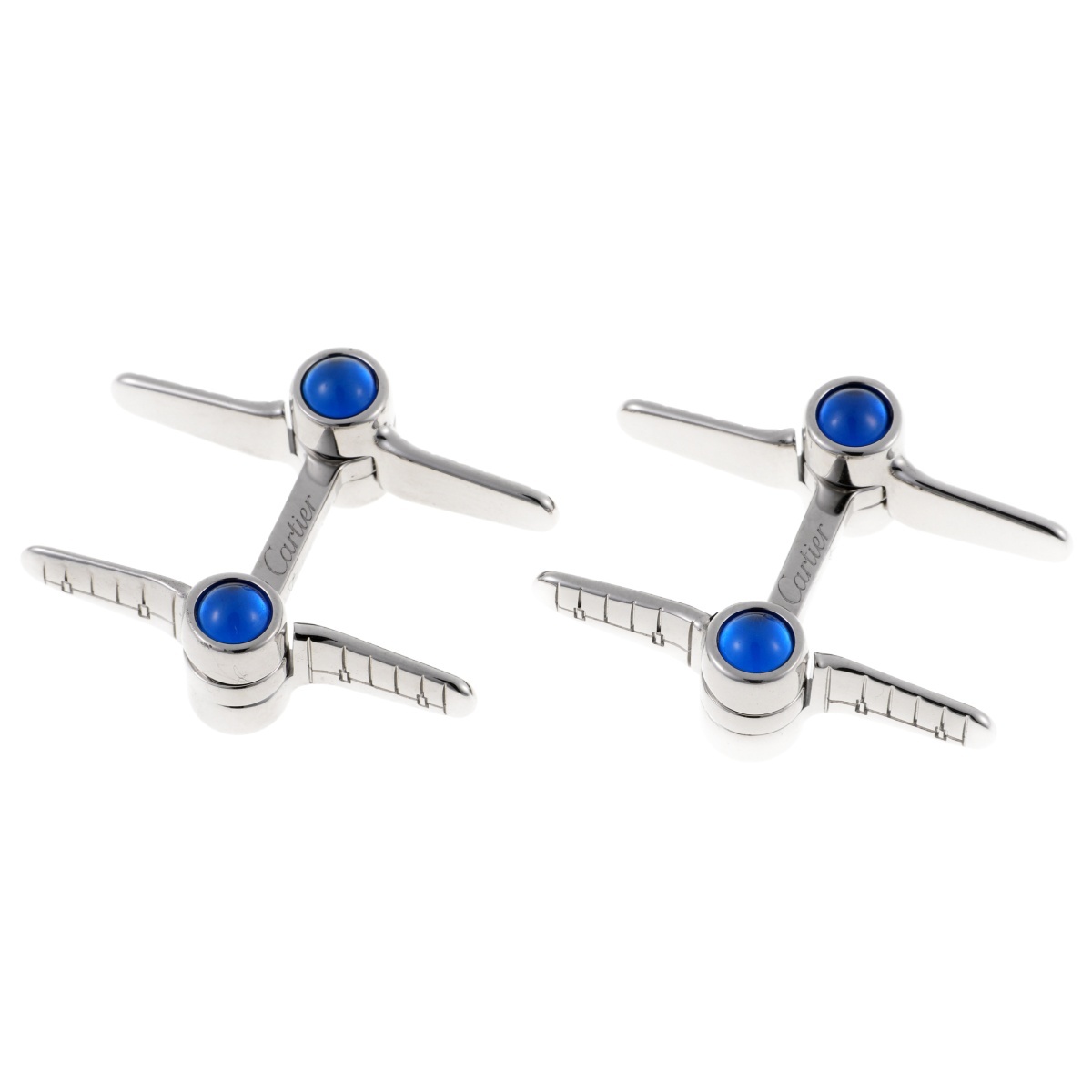 カルティエ/CARTIER サントス ドゥ カルティエ カフス Sv.925 シンセティックスピネル【中古】 A-157705 新入荷拍卖