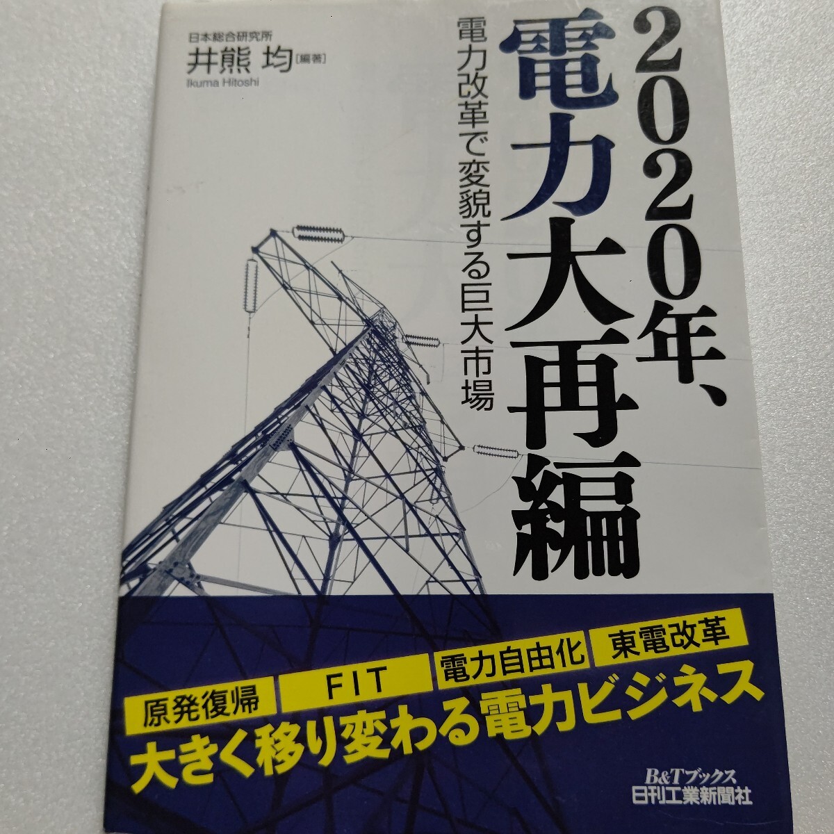 2020年、電力大再編 電力改革で変貌する巨大市場 井熊均 原子力発電 再生可能エネルギー 電力自由化 巨大エネルギー市場の新ビジネス他拍卖