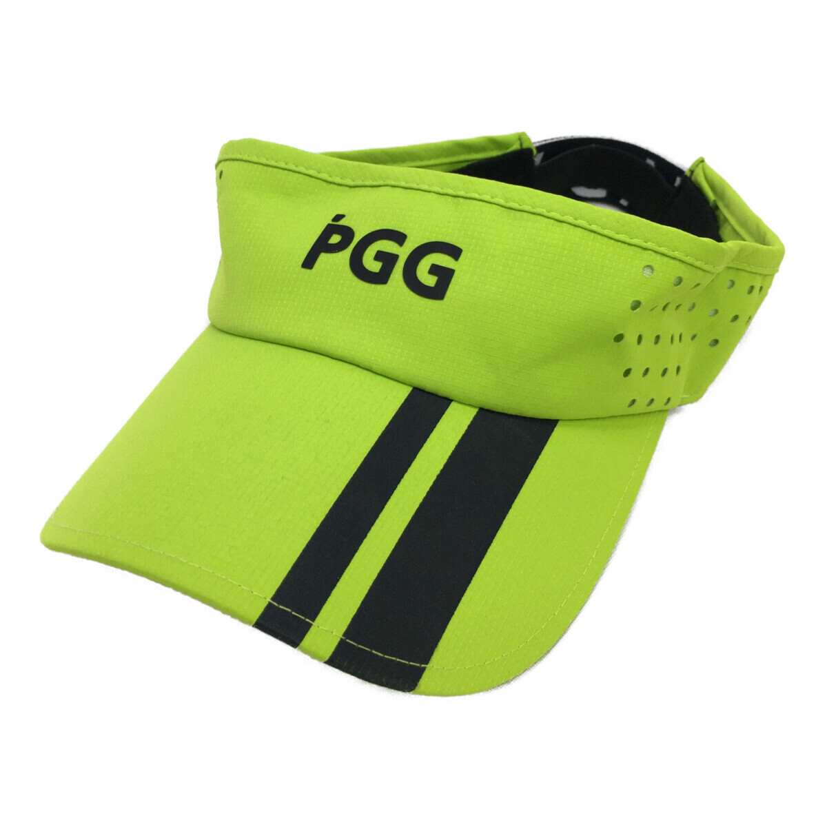 coco 中古【SALE】ピージージー PGG サンバイザー フリー ライトグリーン パンチング メッシュ レターパックプラス発送可 K0312拍卖