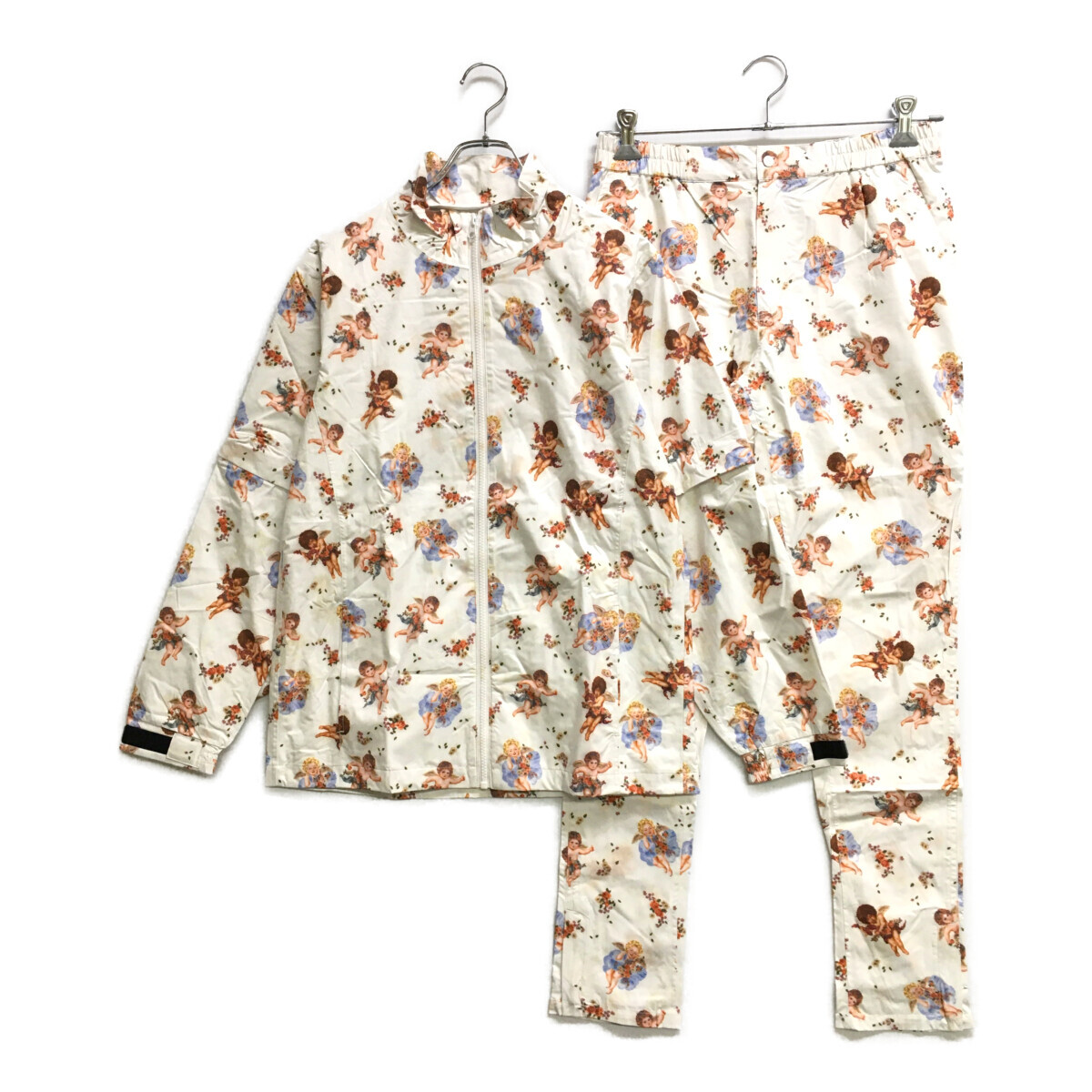 coco 未使用品【値下げ】 ブリリアントビルド メンズ レインウエア M ホワイト 白 2WAY 天使 レターパックプラス発送可 84239拍卖