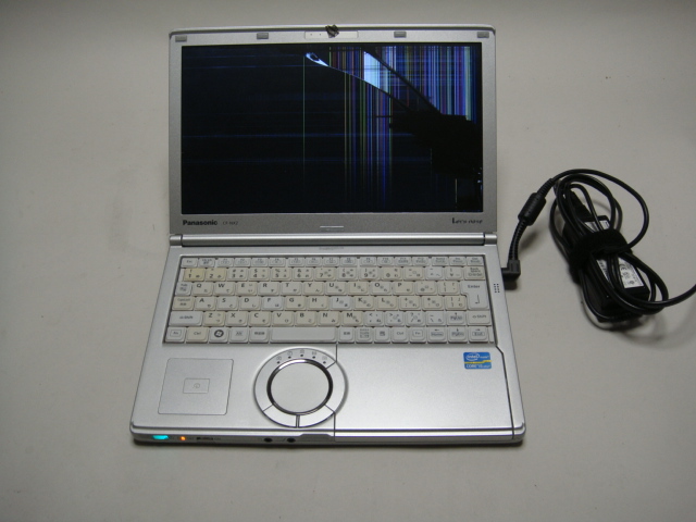 Panasonic CF-NX2J CPU:i5-3320M RAM:8G ※(ジャンク扱い)画面と本体割れ HDD:無し 起動確認のみ拍卖