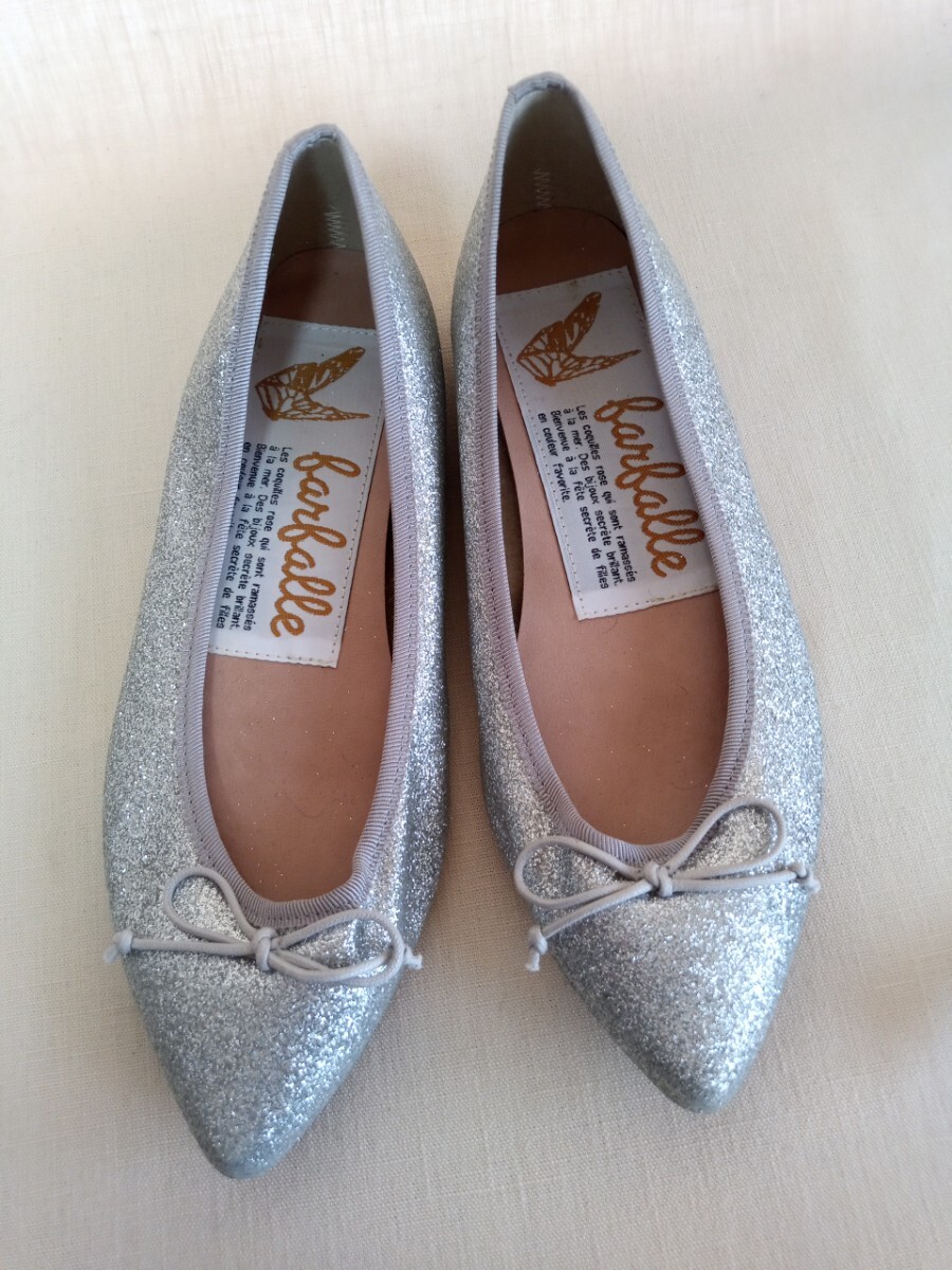 7684 ■■ Farfalle フラットパンプス バレエシューズ 部リッター サイズ35拍卖