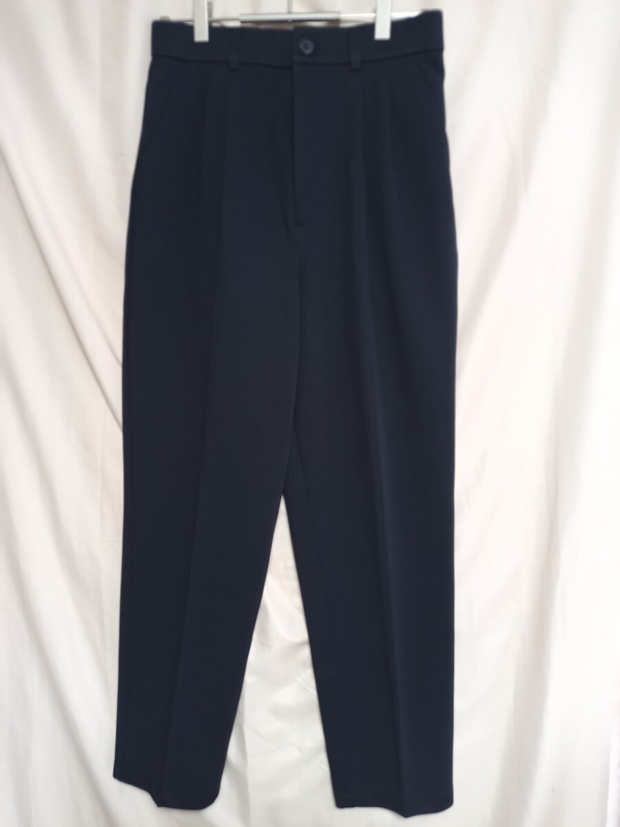 12472 ★★ DHC タックパンツ ネイビー サイズM拍卖