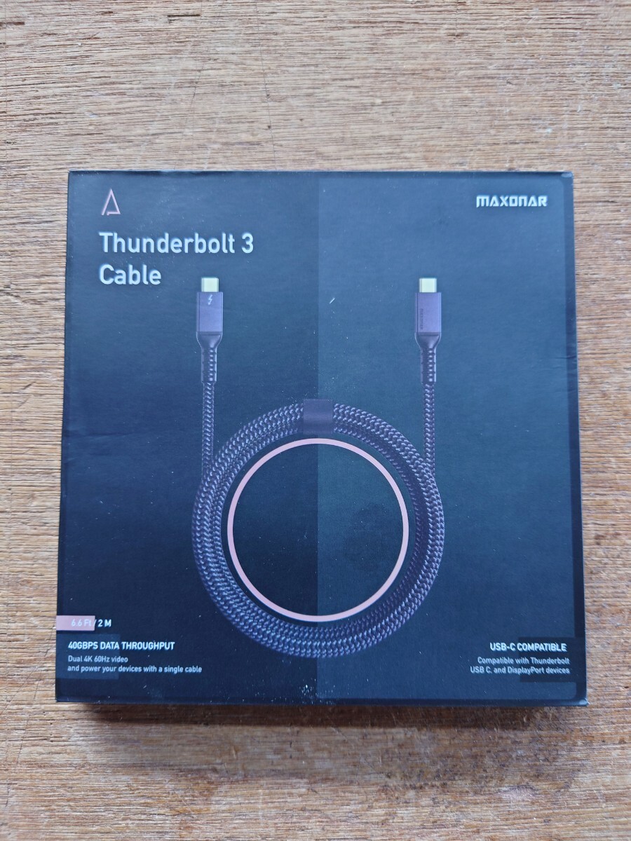 Thunderbolt 3 CABLE 2.0m【新品、未使用品】 【商品説明を必ずお読み下さい】拍卖