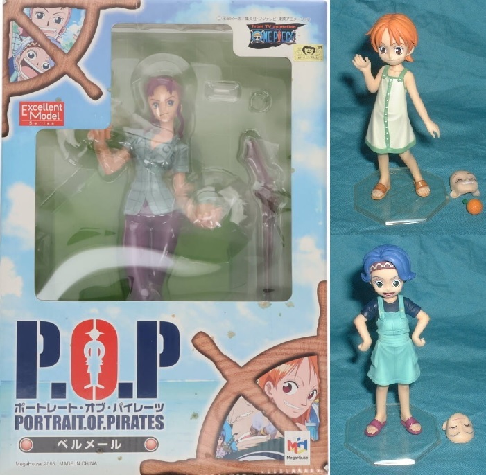 メガハウス POP ワンピース ポートレート・オブ・パイレーツ ナミ ノジコ ベルメール 3種セット拍卖