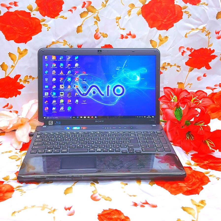 ブルーレイ★最新Win11★パープルVAIO★新品SSD256G★メモリ8G/新品マウスサービス Bluetooth Webカメラ拍卖