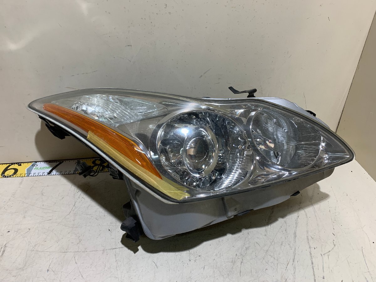 NISSAN 日産 SKYLINE スカイライン クーペ CKV36 右ヘッドライト 右 R 運転席側 ヘッドランプ ヘッドライト ランプ ライト 26025-JL02A拍卖