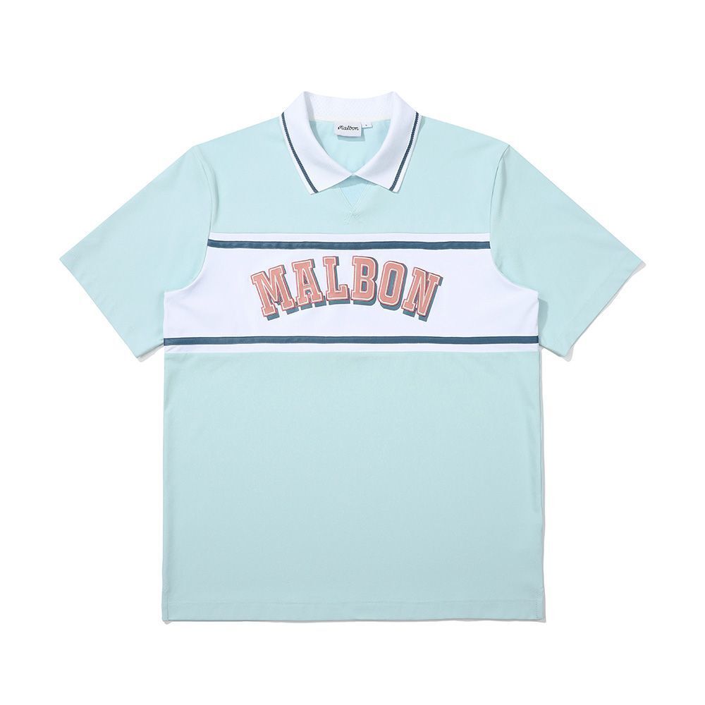 マルボンゴルフ malbon golf ゴルフ ポロシャツ 半袖 オシャレ ライトグリーン L-2XL サイズ選択可能 sk0296-5拍卖
