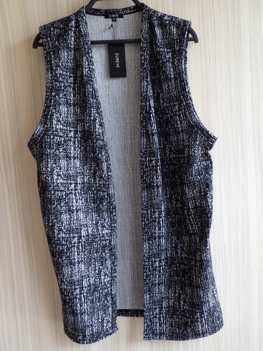 ◇avail sureve ジレ ベスト モザイク スラブ テクスチャー◇拍卖