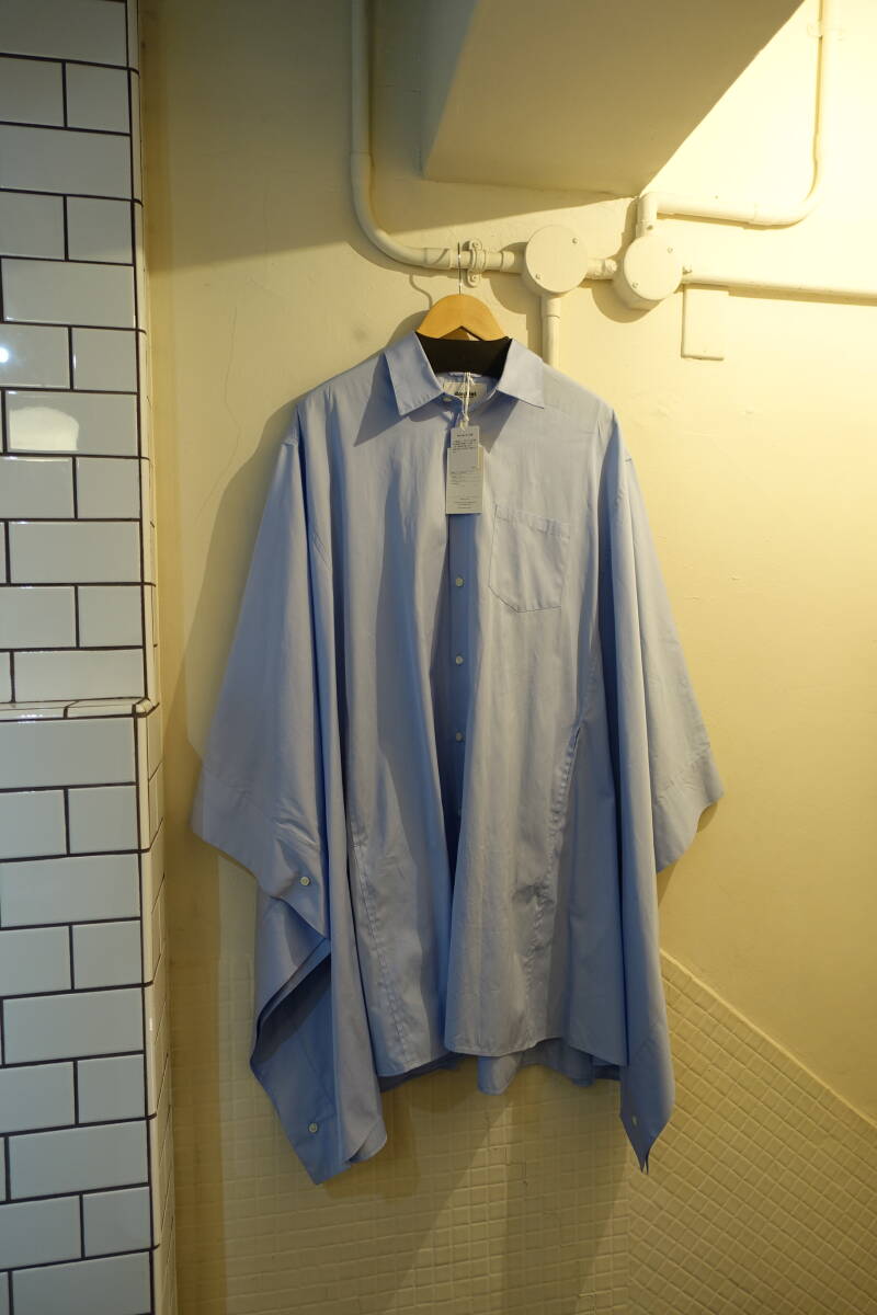 ダブレット doublet DRESS SHIRT PONCHO シャツ ポンチョ 25SS 未使用 サイズS 定価47300円拍卖