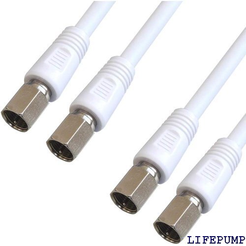 S-5C-FB アンテナケーブル 0.5m 50cm プ 2本入り ホワイト 白 S5C-KFF-05G-2P 18698拍卖