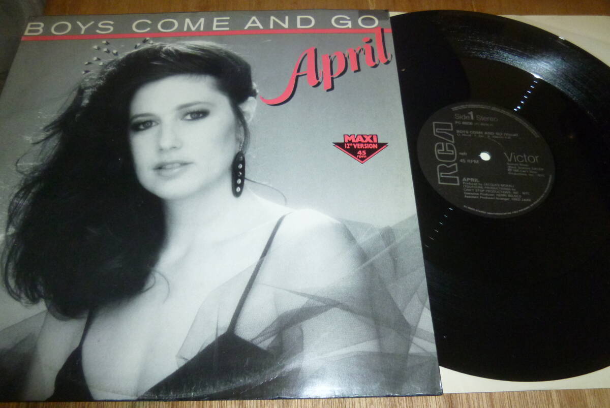 ご機嫌なナンバー)) 12” APRIL // BOYS COME AND GO拍卖
