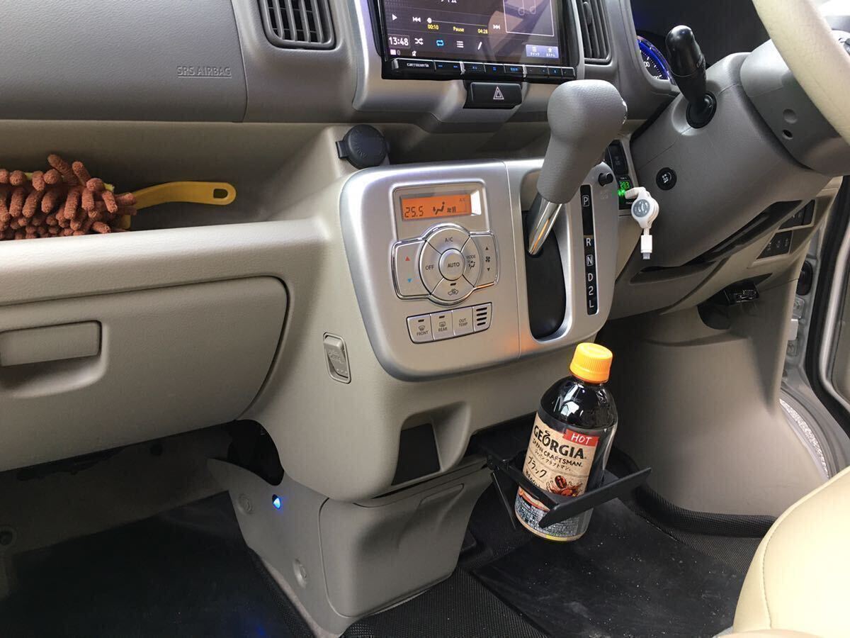 送料450円【取付加工済み品】SUZUKI スズキ エブリイ(DA17型)専用 ワゴン&バン スズキ(純正)センター ドリンクホルダー拍卖