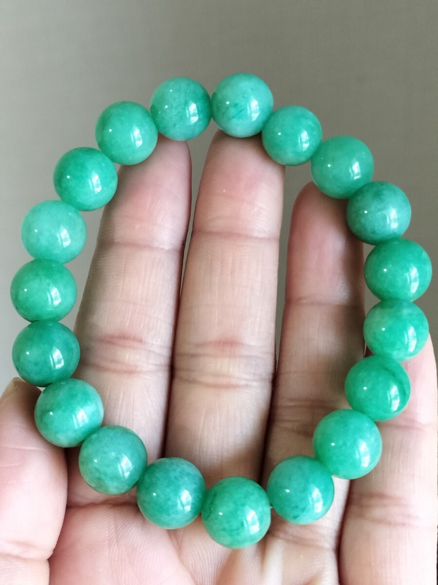 アマゾナイト 天然石  ブレスレット 10mm拍卖