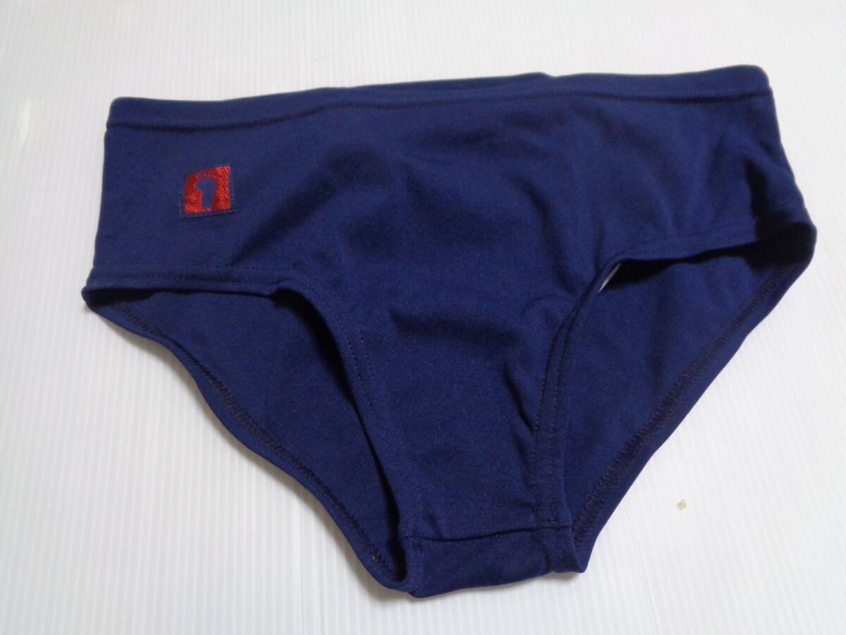 M 紺 男子 フットマーク FOOTMARK 競パン スクール水着 競泳水着 昭和レトロ 未使用 拍卖