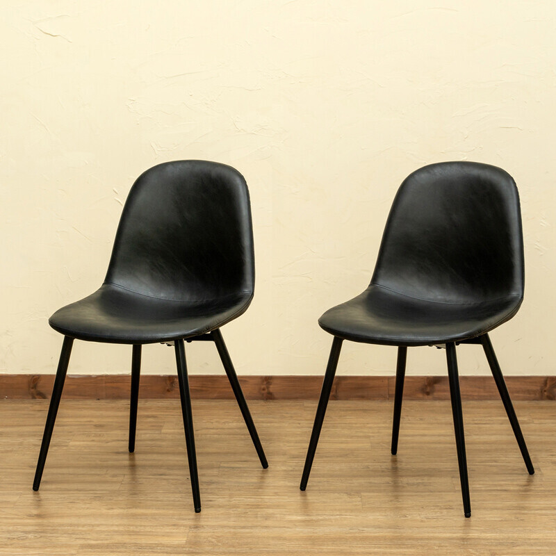 SKB BRO ダイニングチェア 4脚 ブラック拍卖