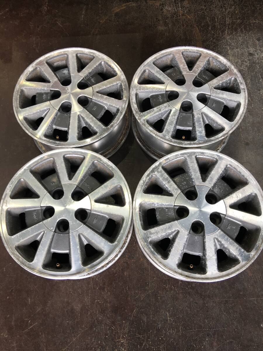 ★☆トヨタ セリカ純正 GT-FOUR ST165 前期 14×6JJ 5H/100 +39 4本 補修ベース☆★拍卖