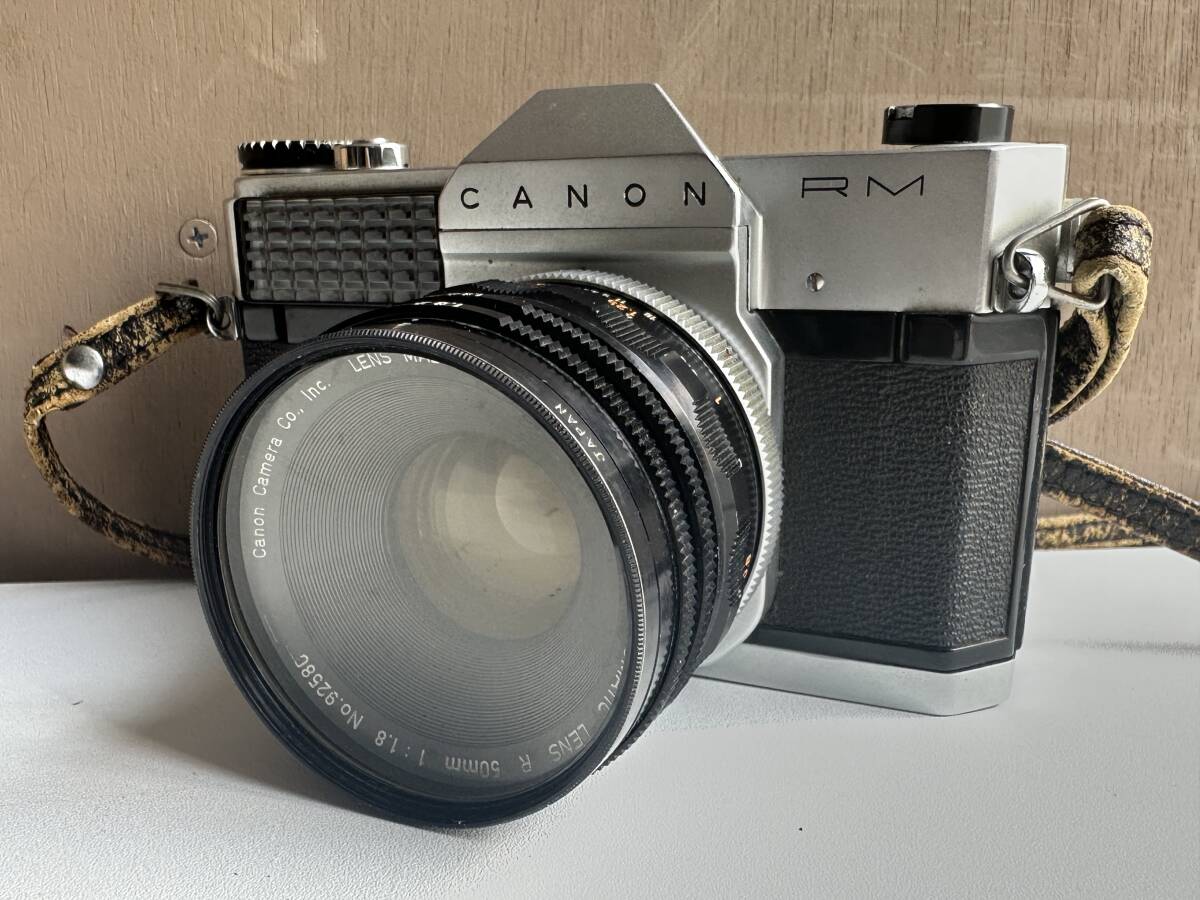 T0140 Canon キャノン CANON FLEX RM キャノンフレックス 本体 SUPER-CANOMATIC R 50mm F1.8 レンズ シャッターOK 現状品拍卖