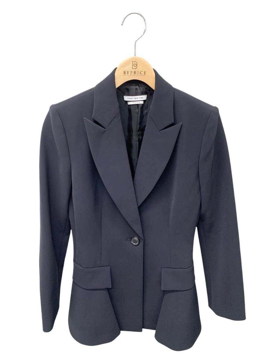 FOXEY NEW YORK collection フォクシー ジャケット 38 ネイビー 1B タキシード IT9CNV4U7H72拍卖